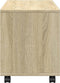 vidaXL - Rolkast - 72x33x42,5 - cm - bewerkt - hout - sonoma - eikenkleurig