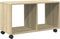 vidaXL - Rolkast - 72x33x42,5 - cm - bewerkt - hout - sonoma - eikenkleurig