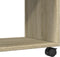 vidaXL - Rolkast - 72x33x42,5 - cm - bewerkt - hout - sonoma - eikenkleurig