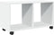 vidaXL - Rolkast - 72x33x42,5 - cm - bewerkt - hout - wit