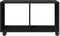 vidaXL - Rolkast - 72x33x42,5 - cm - bewerkt - hout - zwart