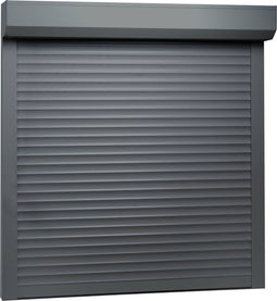 vidaXL - Rolluik - 100x100 - cm - aluminium - antracietkleurig