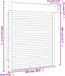 vidaXL - Rolluik - 100x120 - cm - aluminium - wit