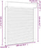 vidaXL - Rolluik - 100x130 - cm - aluminium - antracietkleurig