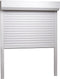 vidaXL - Rolluik - 100x130 - cm - aluminium - wit