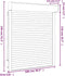 vidaXL - Rolluik - 100x130 - cm - aluminium - wit