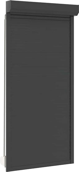 vidaXL - Rolluik - 100x210 - cm - aluminium - antracietkleurig