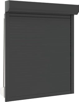 vidaXL - Rolluik - 110x130 - cm - aluminium - antracietkleurig
