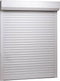 vidaXL - Rolluik - 110x130 - cm - aluminium - wit