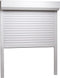 vidaXL - Rolluik - 110x130 - cm - aluminium - wit