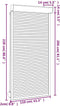 vidaXL - Rolluik - 110x220 - cm - aluminium - antracietkleurig