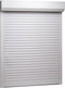 vidaXL - Rolluik - 130x140 - cm - aluminium - wit