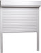 vidaXL - Rolluik - 130x140 - cm - aluminium - wit