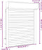 vidaXL - Rolluik - 70x100 - cm - aluminium - antracietkleurig