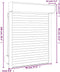 vidaXL - Rolluik - 70x100 - cm - aluminium - wit
