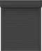 vidaXL - Rolluik - 80x100 - cm - aluminium - antracietkleurig