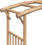 vidaXL - Rozenboog - 118x40x187 - cm - bamboe