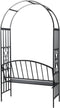 vidaXL - Rozenboog - met - bank