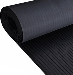 vidaXL - Rubberen - anti-slip - vloermat - 5x1m - breed - geribbeld