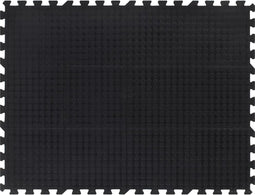 vidaXL - Rubbertegel - 12 - mm - 90x120 - cm - zwart
