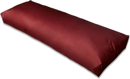 vidaXL - Rugkussen - gestoffeerd - 120x40x10 - cm - wijnrood