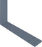 vidaXL - Rugleuning - voor - palletbank - 110 - cm - ijzer - lichtgrijs