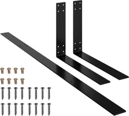 vidaXL - Rugleuning - voor - palletbank - 110 - cm - ijzer - zwart