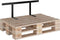 vidaXL - Rugleuning - voor - palletbank - 110 - cm - ijzer - zwart