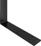 vidaXL - Rugleuning - voor - palletbank - 110 - cm - ijzer - zwart