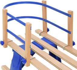 vidaXL - Rugleuning - voor - slee - multiplex - blauw