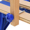 vidaXL - Rugleuning - voor - slee - multiplex - blauw