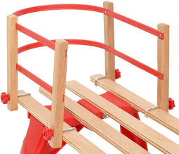 vidaXL - Rugleuning - voor - slee - multiplex - rood