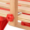 vidaXL - Rugleuning - voor - slee - multiplex - rood