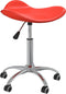 vidaXL - Salonkruk - kunstleer - rood