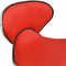 vidaXL - Salonkruk - kunstleer - rood