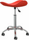 vidaXL - Salonkruk - kunstleer - rood