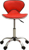 vidaXL - Salonkruk - kunstleer - rood