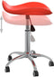 vidaXL - Salonkruk - kunstleer - rood
