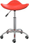vidaXL - Salonkruk - kunstleer - rood