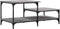 vidaXL - Salontafel - 100 - x - 50,5 - x - 45 - cm - bewerkt - hout - grijs - sonoma