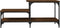 vidaXL - Salontafel - 100 - x - 50,5 - x - 45 - cm - bewerkt - hout - bruin - eikenkleur