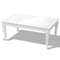 vidaXL - Salontafel - 100 - x - 60 - x - 42 - cm - hoogglans - wit