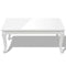 vidaXL - Salontafel - 100 - x - 60 - x - 42 - cm - hoogglans - wit