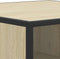 vidaXL - Salontafel - 100x100x30 - cm - bewerkt - hout - en - metaal - sonoma - eiken