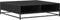 vidaXL - Salontafel - 100x100x30 - cm - bewerkt - hout - en - metaal - zwart