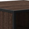 vidaXL - Salontafel - 100x100x30 - cm - bewerkt - hout - en - metaal - bruin - eiken