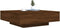 vidaXL - Salontafel - 100x100x31 - cm - bewerkt - hout - bruin - eikenkleur
