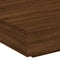 vidaXL - Salontafel - 100x100x31 - cm - bewerkt - hout - bruin - eikenkleur