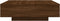 vidaXL - Salontafel - 100x100x31 - cm - bewerkt - hout - bruin - eikenkleur