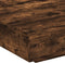 vidaXL - Salontafel - 100x100x31 - cm - bewerkt - hout - gerookt - eikenkleurig